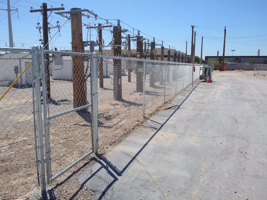 commercial security fence chain link fence security
